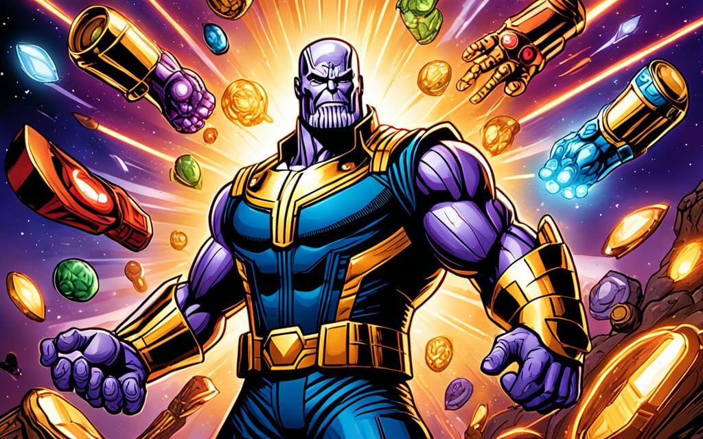 Thanos mit dem Infinity Gauntlet